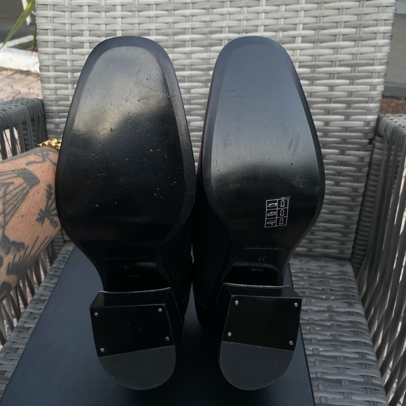 Alexander Wang Black Floating Heel Jae Boots - Picture 6 of 8